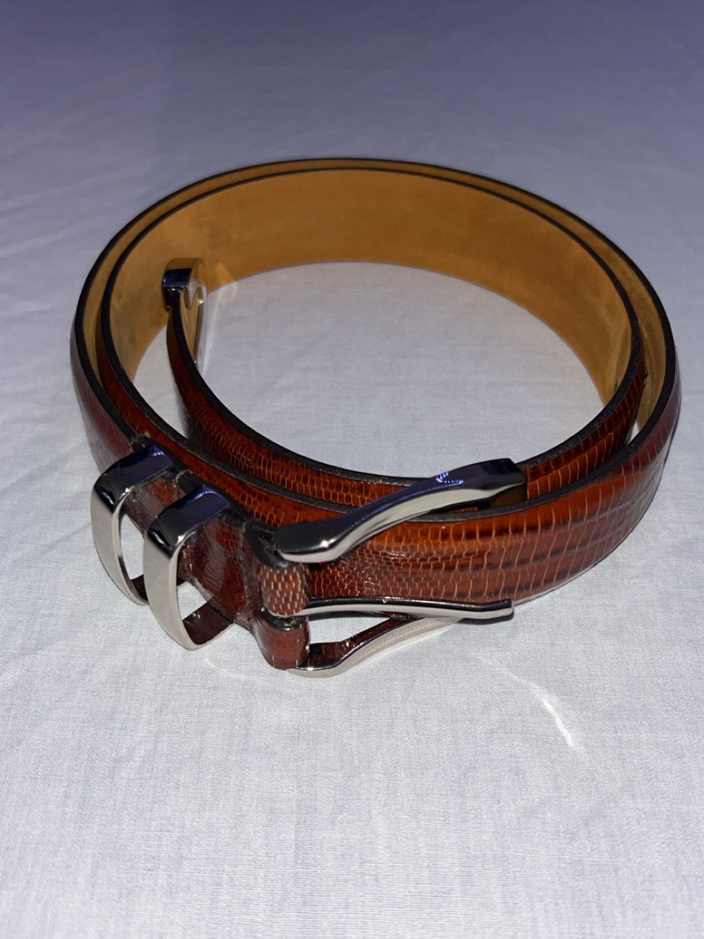Patrick James calf skin belt